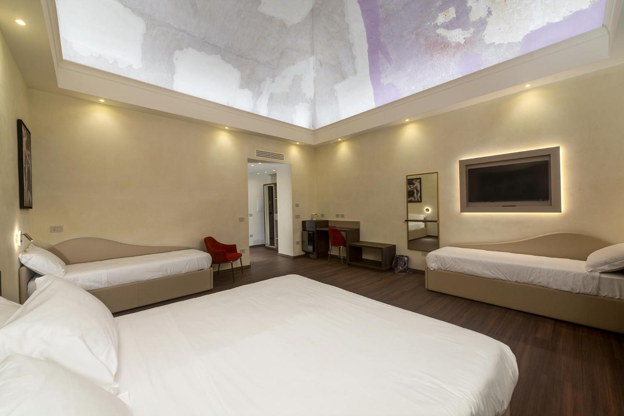 Hotel Vittoria Pompei Bagian luar foto