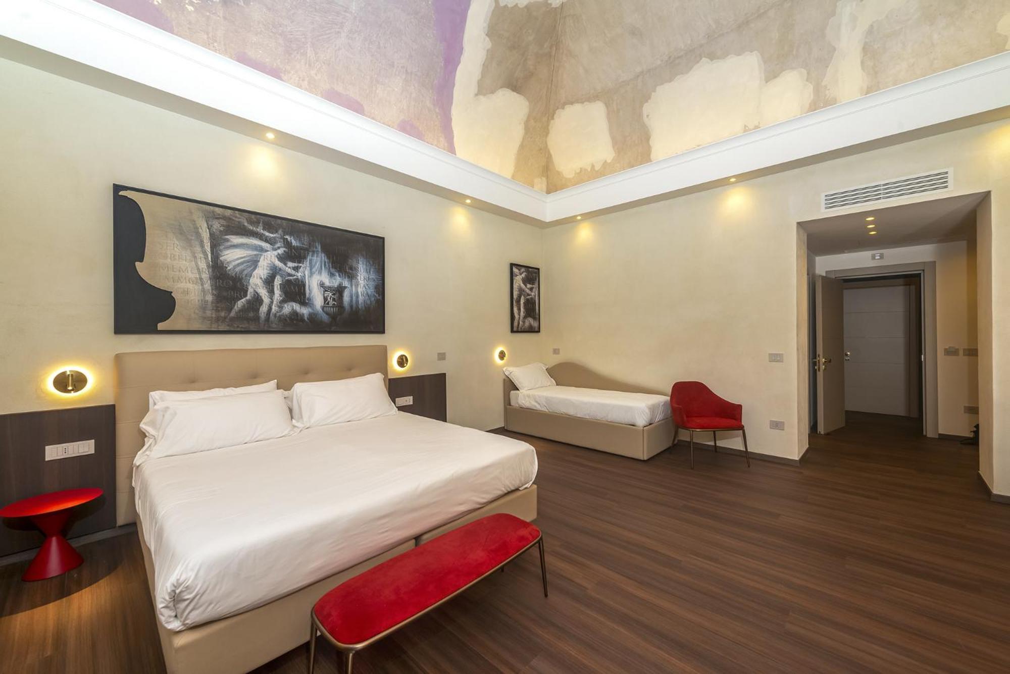 Hotel Vittoria Pompei Bagian luar foto