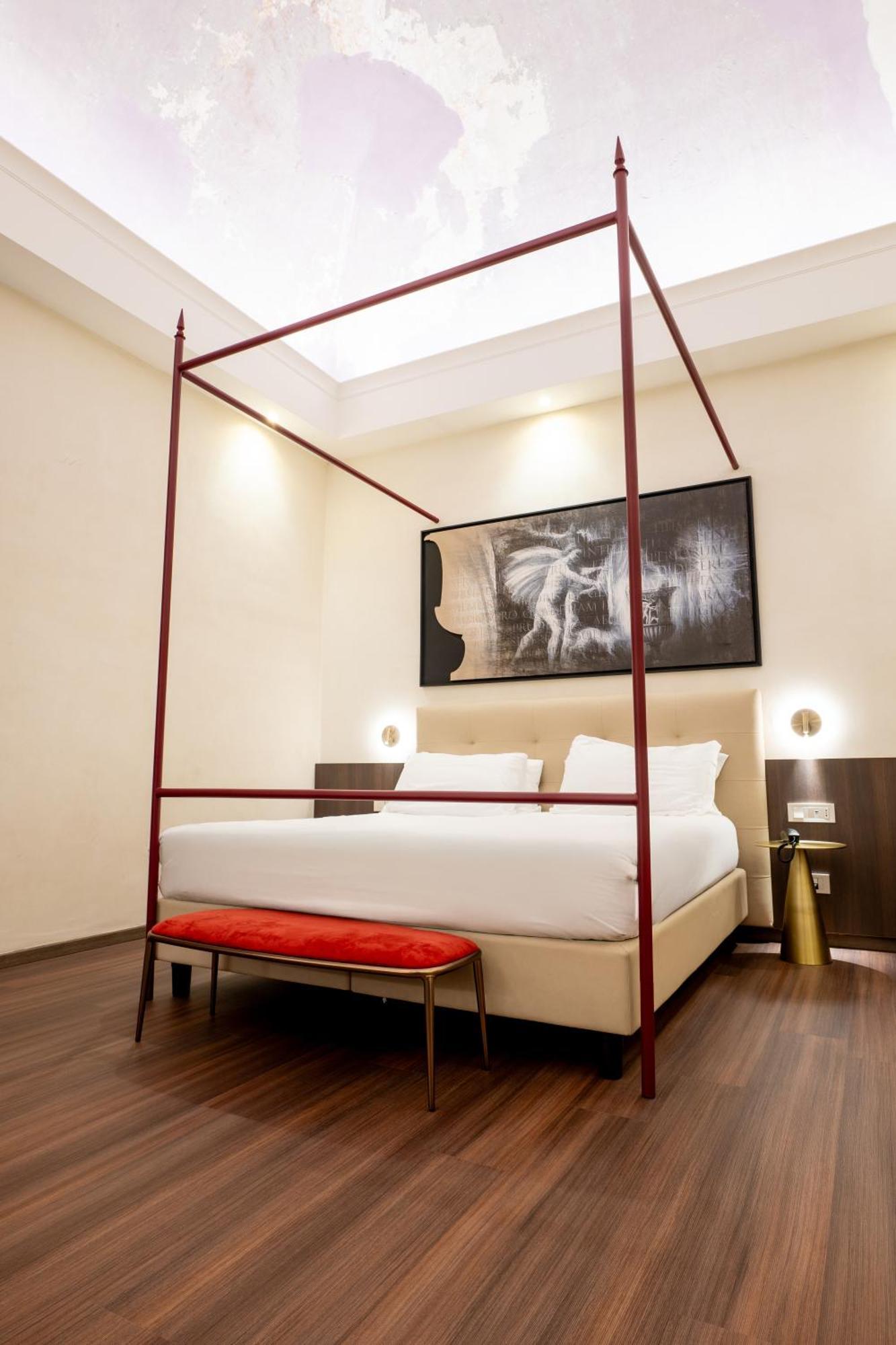 Hotel Vittoria Pompei Bagian luar foto