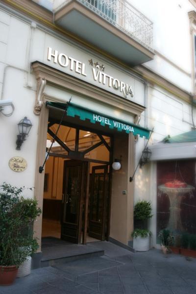 Hotel Vittoria Pompei Bagian luar foto